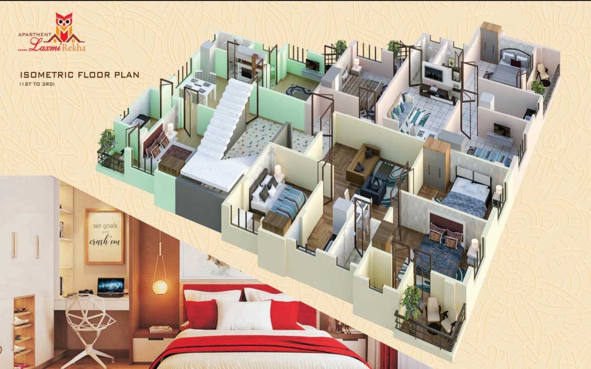 Laxmi Rekha Apartment 2 floor plan